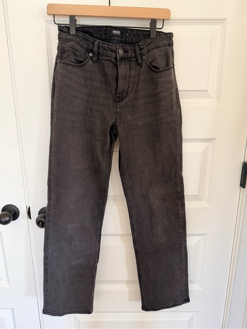 NWOT Hudson black wash jeans 4